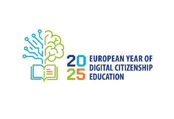 Logo European year of digital citizenship education 2025 ©  Council of Europe 